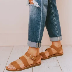 River Strap Sandals Tan