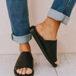 Romi Slip On Sandals Black Shoes