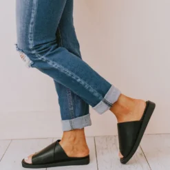 Romi Slip On Sandals Black Shoes