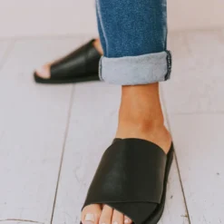 Romi Slip On Sandals Black Shoes