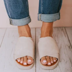 Romi Slip On Sandals Sand