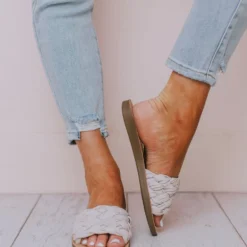 Vendor-unknown Scottie Braided Sandals Bone Shoes