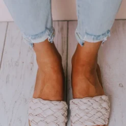 Vendor-unknown Scottie Braided Sandals Bone Shoes