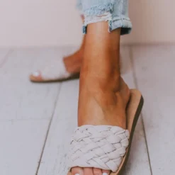 Vendor-unknown Scottie Braided Sandals Bone Shoes