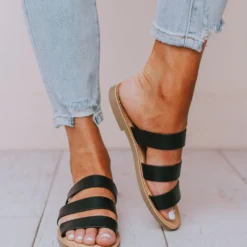 Fortune Dynamic Scout Slip On Sandals Black