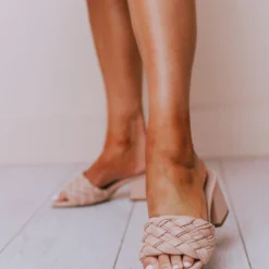 Sandal Vinnie Braided Heel Blush Shoes