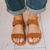 Shoes Woven Strap Sandals Coffee