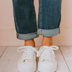 Fortune Dynamic Finlo Lace Up Sneakers Beige Shoes