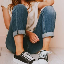 Fortune Dynamic Finlo Lace Up Sneakers Black Shoes