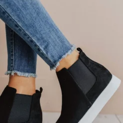 Hidden Wedge Sneakers Black