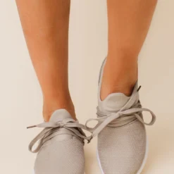 Lucy Avenue Luley Lace Up Sneakers Dark Taupe