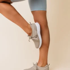 Lucy Avenue Luley Lace Up Sneakers Dark Taupe