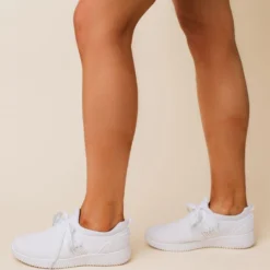 Lucy Avenue Luley Lace Up Sneakers White