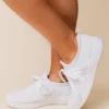 Lucy Avenue Luley Lace Up Sneakers White