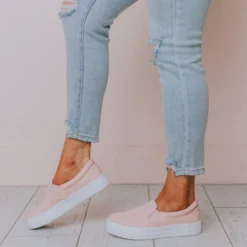 Perforated Sneakers Pink