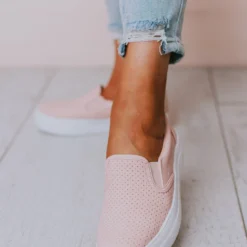 Perforated Sneakers Pink