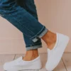 Perforated Sneakers White Shoes