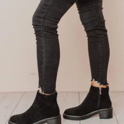 Lucy Avenue Wylde Bootie Black