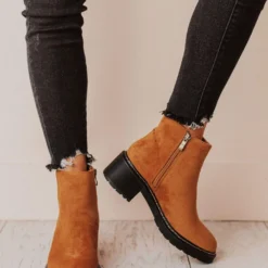 Lucy Avenue Wylde Bootie Camel