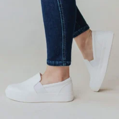 Shoes Zipline Slip On Sneakers White