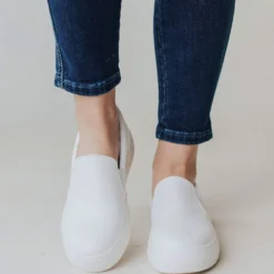 Shoes Zipline Slip On Sneakers White