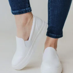 Shoes Zipline Slip On Sneakers White