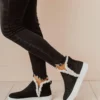Booties Wilford Sherpa Sneakers Black Shoes