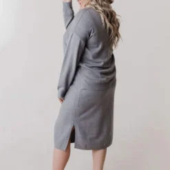 Vendor-unknown Plus Size Patty Sweater Skirt Grey 17 Vendor-unknown Plus Size Patty Sweater Skirt Grey
