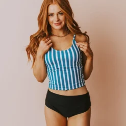 Lucy Avenue Swim Sandy Bottom Black