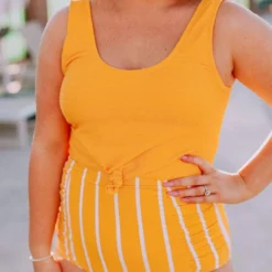 Lucy Avenue Ultra High Waisted Bottoms Solstice Swim