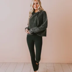 Vendor-unknown Tulsi Jacquard Hoodie Black