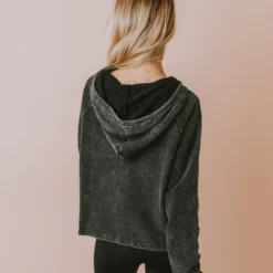 Vendor-unknown Tulsi Jacquard Hoodie Black