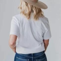 Tops All American Babe Embroidered Tee