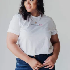 Tops All American Babe Embroidered Tee