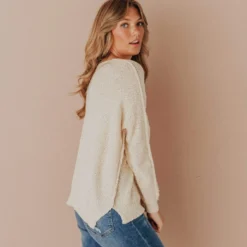 Vendor-unknown Blanche V Neck Sweater Natural