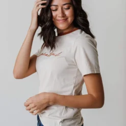 Vendor-unknown Grateful Embroidered Tee Tops