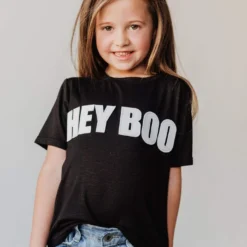 Vendor-unknown EXCLUSIVE! Kids Hey Boo Patch Tee