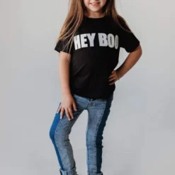 Vendor-unknown EXCLUSIVE! Kids Hey Boo Patch Tee