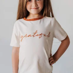 Vendor-unknown Kid's Grateful Embroidered Tee KIDS