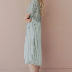Vendor-unknown Katerina Pleated Dress Mint