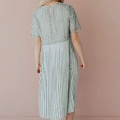 Vendor-unknown Katerina Pleated Dress Mint