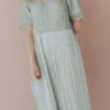 Vendor-unknown Katerina Pleated Dress Mint 1 Vendor-unknown Katerina Pleated Dress Mint