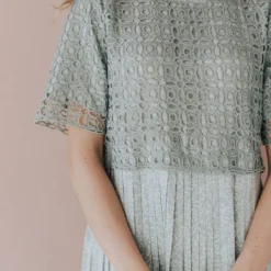 Vendor-unknown Katerina Pleated Dress Mint