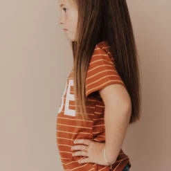 Vendor-unknown KIDS BABE Striped Tee Kid's