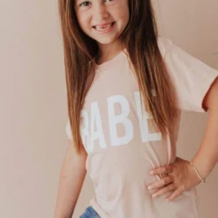 Vendor-unknown KIDS Babe Tee Ballet Slipper Pink Kid's