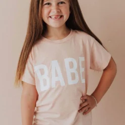 Vendor-unknown KIDS Babe Tee Ballet Slipper Pink Kid's
