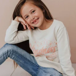 Vendor-unknown Kid's KIDS Kindness Crewneck Sweatshirt