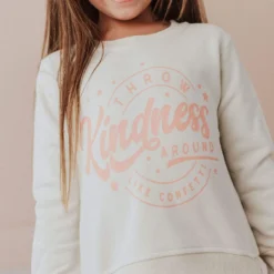 Vendor-unknown Kid's KIDS Kindness Crewneck Sweatshirt