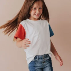 Vendor-unknown Kid's KIDS Red, White & Blue Top