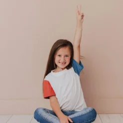 Vendor-unknown Kid's KIDS Red, White & Blue Top